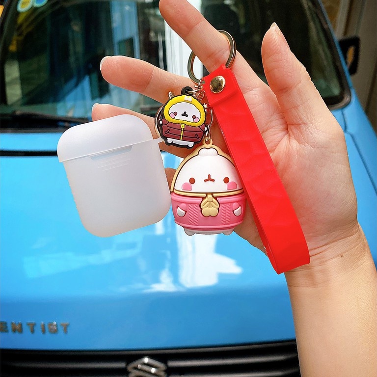 [Mã ELHA22 giảm 5% đơn 300K] Móc trang trí airpod Molang siêu xịn ✔️ cực chất ✔️ cầm chắc tay ✔️ loại xịn