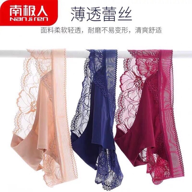 Hộp 5 quần lót su phối ren siêu sexy mã 8423