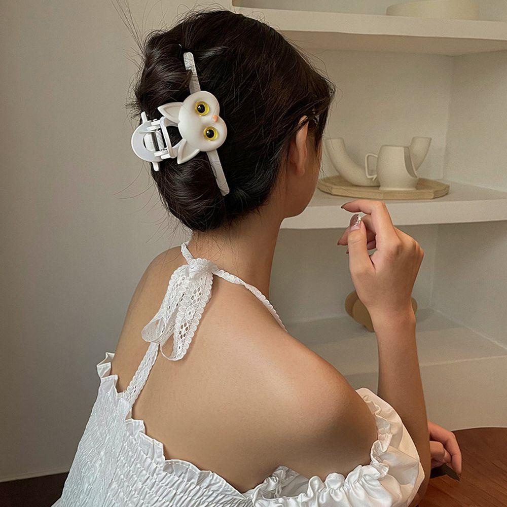 Kẹp tóc hỗ trợ rửa mặt Càng Cua Bằng Acrylic Phong Cách Hàn Quốc Ngọt Ngào