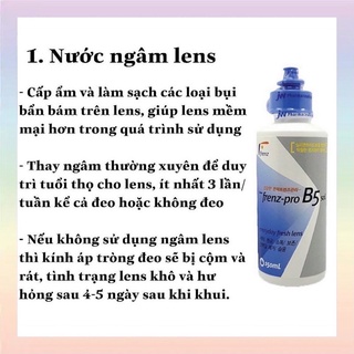 NƯỚC NGÂM LENS VÀ NHỎ MẮT