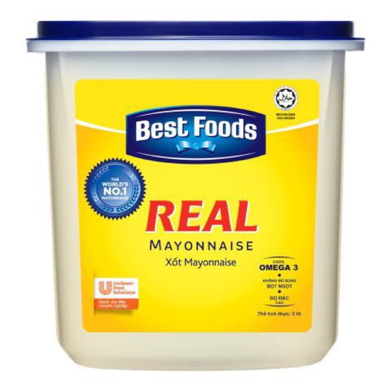 XỐT REAL MAYONNAISE 3L