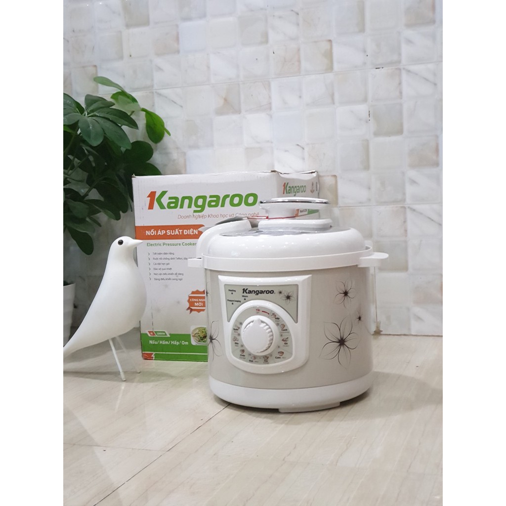 Nồi áp suất điện Kangaroo KG286 6 lít (Mới 100%, bảo hành chính hãng 12 tháng)
