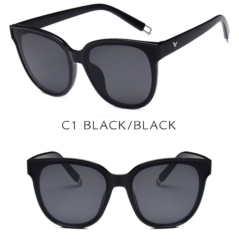 Kính mát mắt mèo bảo vệ chống tia UV400 phong cách Hàn Quốc vintage thời trang cho nữ