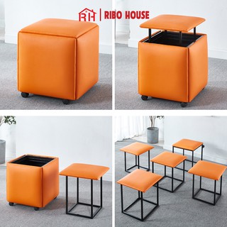 Combo 5 ghế sofa đơn RIBO HOUSE khung kim loại sơn tĩnh điện trang trí thumbnail