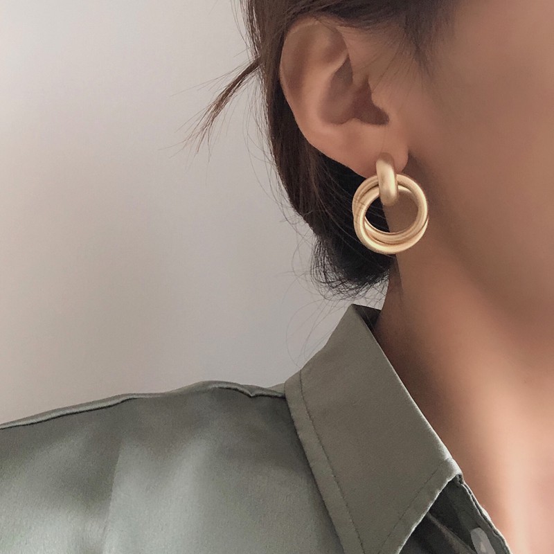 Bông Tai Bạc 925 Xinh Xắn Theo Phong Cách Hàn Quốc Dành Cho Nữ A0019