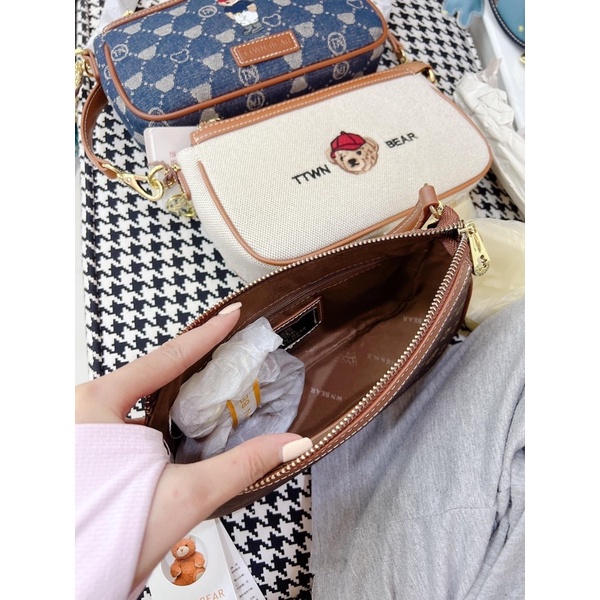 TÚI KẸP NÁCH TTWN BEAR CHÍNH HÃNG GẤU ĐƠN GIẢN