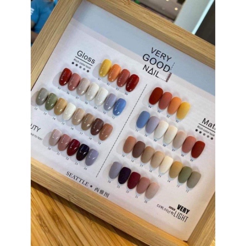 Set sơn very good nail 24 màu tặng bảng màu - LanChiNail
