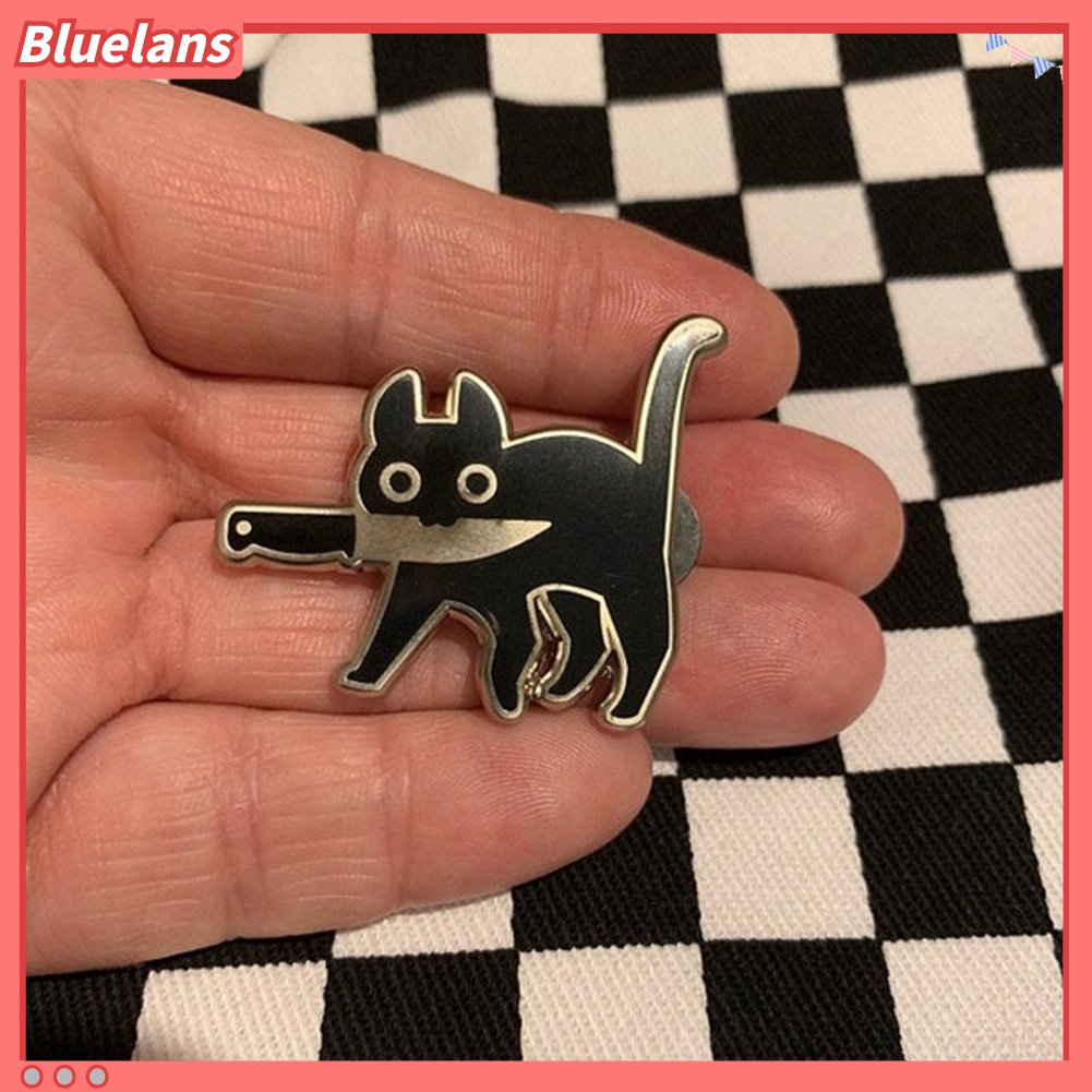 Huy Hiệu Cài Áo Hình Mèo Hoạt Hình Đáng Yêu