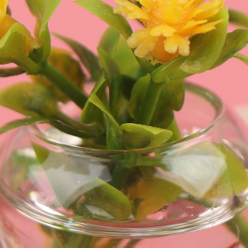 Chậu Cây Giả Trang Trí Nhà Búp Bê Tỉ Lệ 1: 1