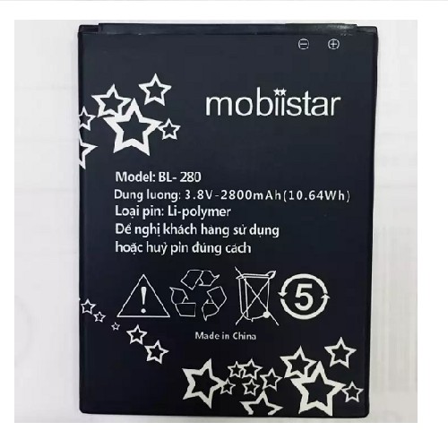 Pin Điện thoại Mobiistar BL-280 / LAI ZUMBO S