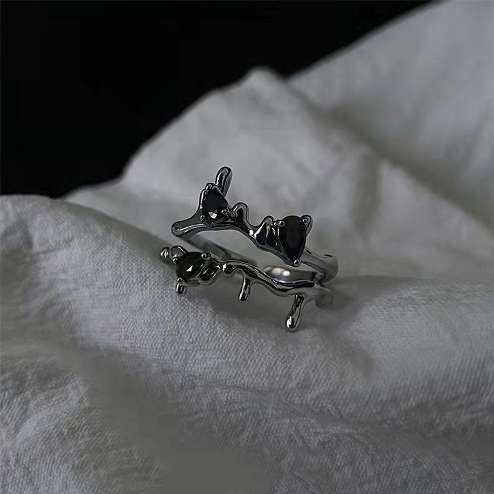 Bông Tai Hai Tầng Bất Đối Xứng Dễ Điều Chỉnh Thời