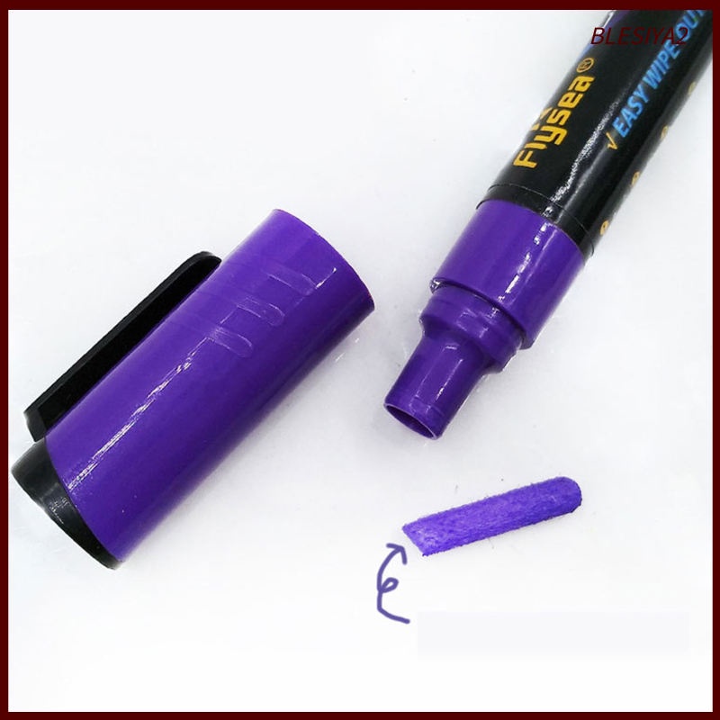 12 Liquid Chalk Markers Set Neon Fluorescent 3-6mm Whiteboard Marker Pens