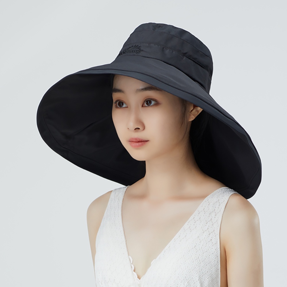 OhSunny Mũ vành rộng  chống nắng tia uv có thể gấp gọn thời trang cho nữ