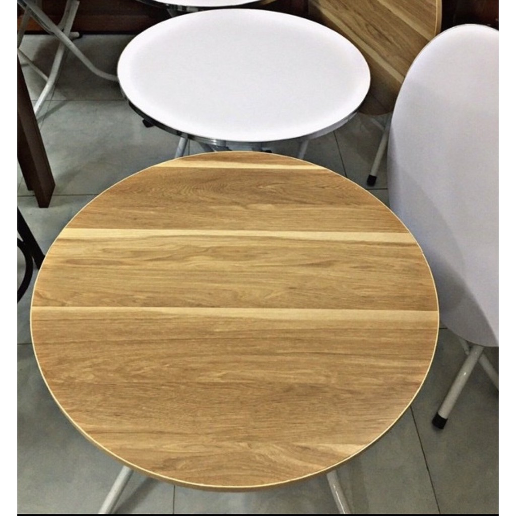 Bàn cà phê 💖𝐅𝐑𝐄𝐄 𝐒𝐇𝐈𝐏💖 bàn gấp gọn tiện dụng tròn 60 cao 50cm