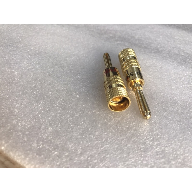 Jack Bắp Chuối Cắm Loa, Jack Amply màu Gold tuyệt đẹp, Jack sịn