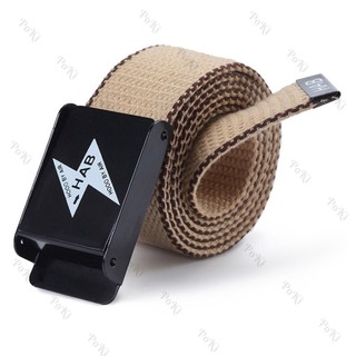 Thắt lưng vải dù HAB, thắt lưng vải bố nam nữ thời trang cao cấp - POKI