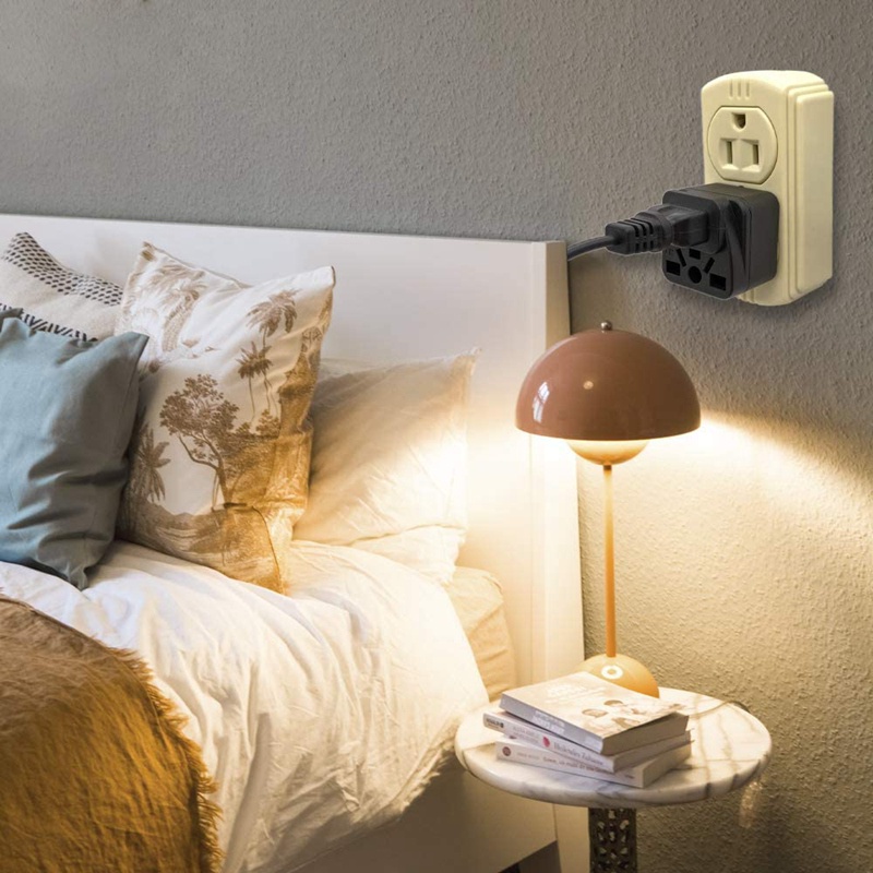 Us travel plug adapter eu/uk/au/in/cn/jp/asia/italy/brazil to usa , 2 prong usa plug, charger converter