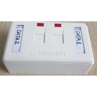 Bộ ổ cắm đôi 2 cổng mạng cat6 AMP/Commscope. BH 12 THÁNG