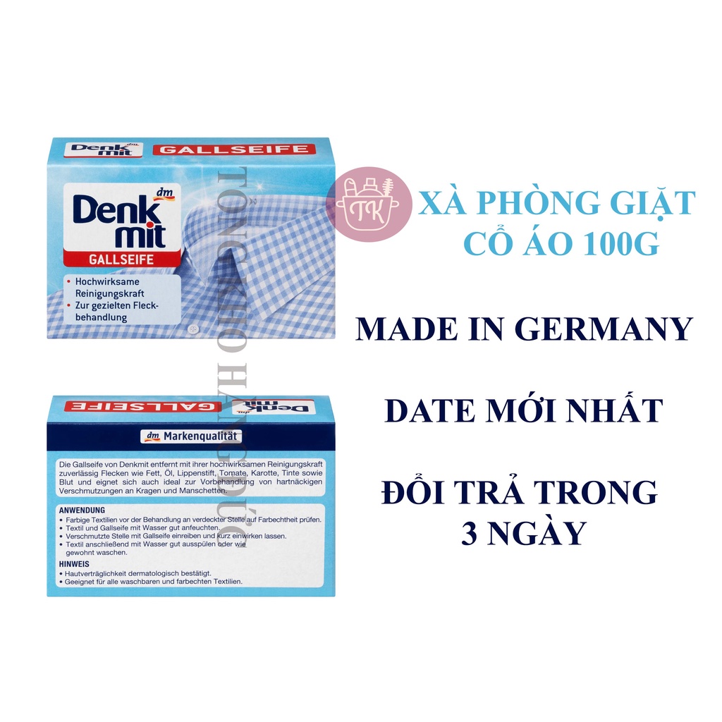 Xà phòng làm sạch cổ áo sơ mi Denkmit