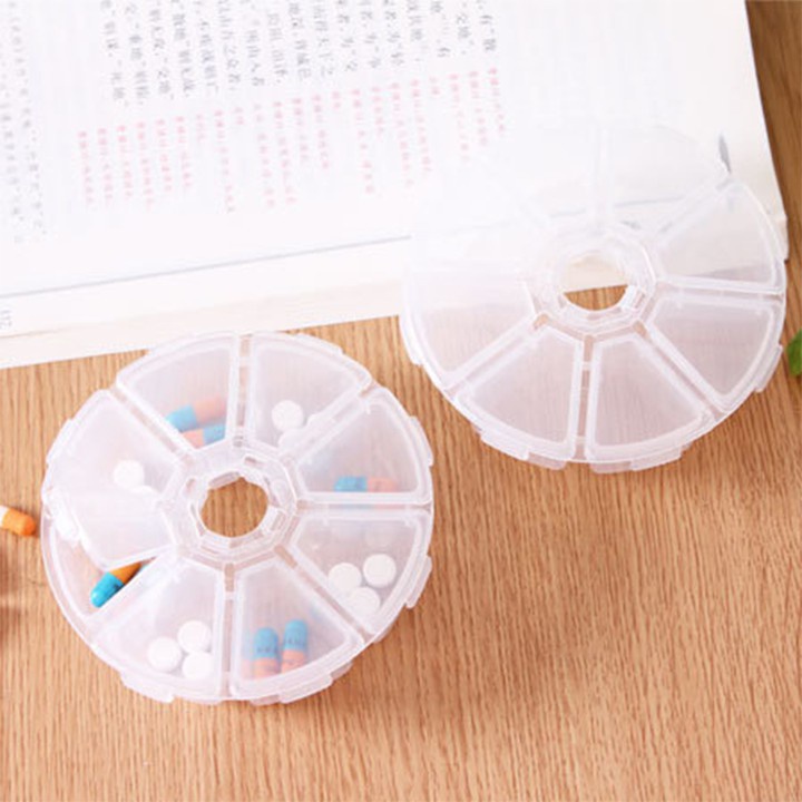 Hộp Chia Thuốc 8 Ngăn/ 8 Liều H059-A