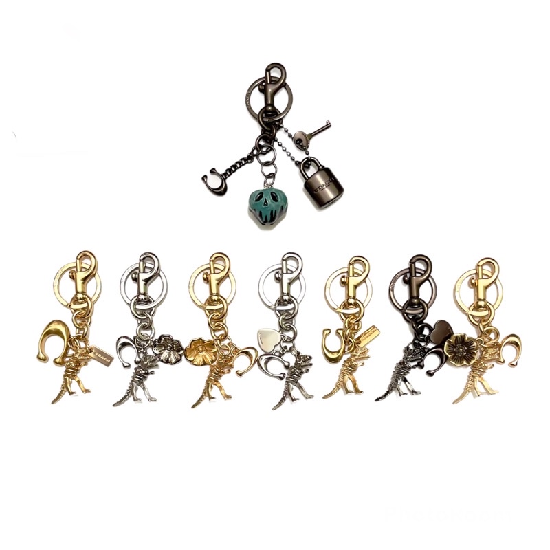 Coach Charm trang trí túi/móc khoá xe chính hãng