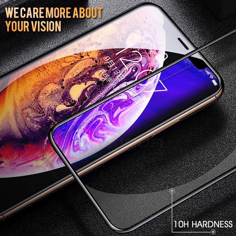 Kính cường lực 30d bảo vệ toàn màn hình cho điện thoại Iphone 6 6s 7 8 Plus X Xs Xr Xs Max