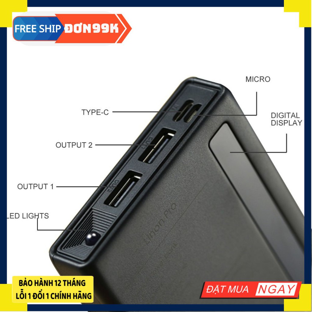 [BH-12T] SẠC DỰ PHÒNG REMAX LINON PRO RPP-73 20000MAH - Chính hãng 2020