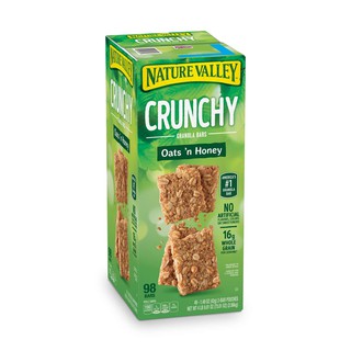 Thanh granola yến mạch mật ong Nature Valley (98 thanh - 2.06kg)