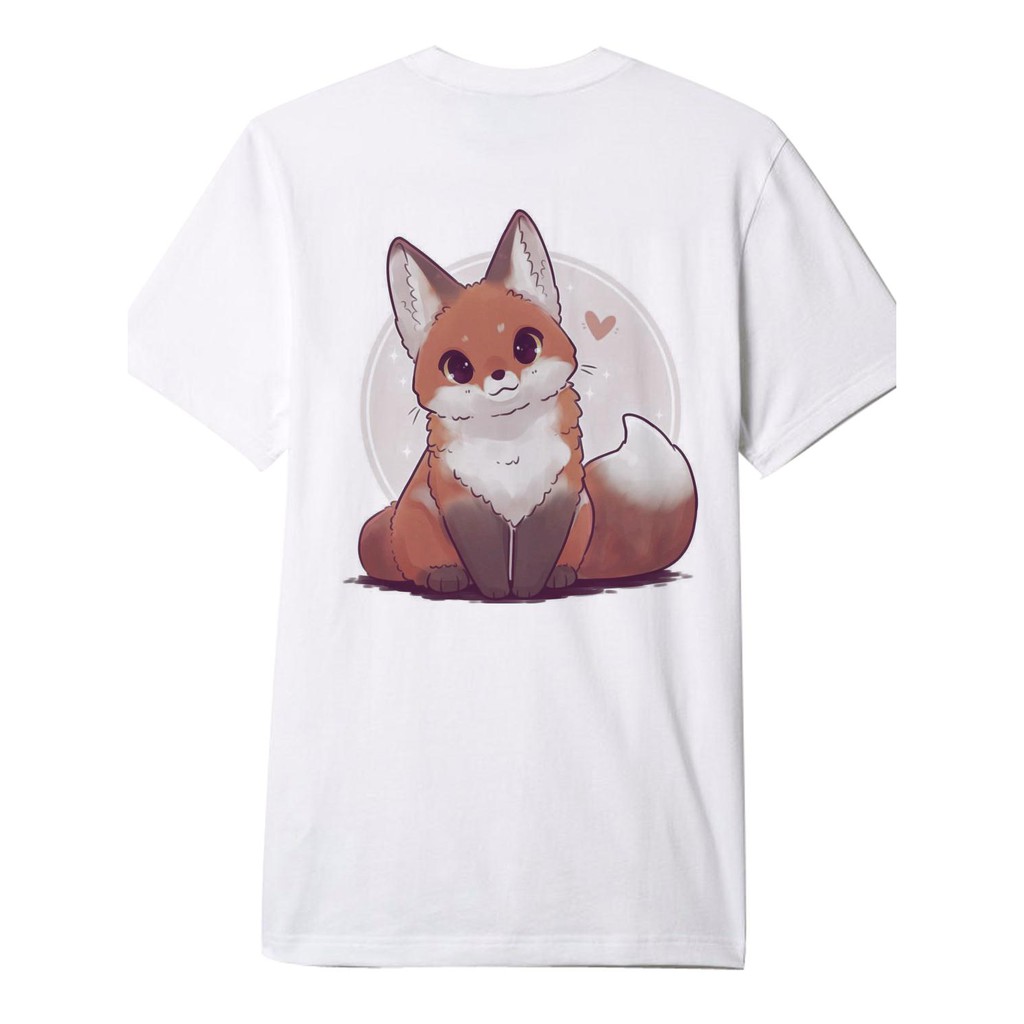 ÁO THUN NAM NỮ AT2302 CÁO XINH XẮN THÚ CƯNG THỜI TRANG AOMI unisex PHONG CÁCH CÁ TÍNH ĐẸP