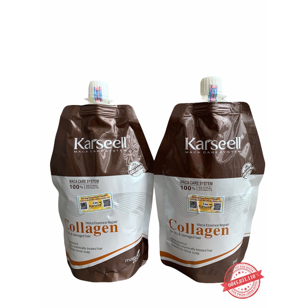[Karseell chính hãng] Kem ủ tóc Karseell Collagen Maca siêu mượt phục hồi tóc 500ml (túi) CT27 | BigBuy360 - bigbuy360.vn