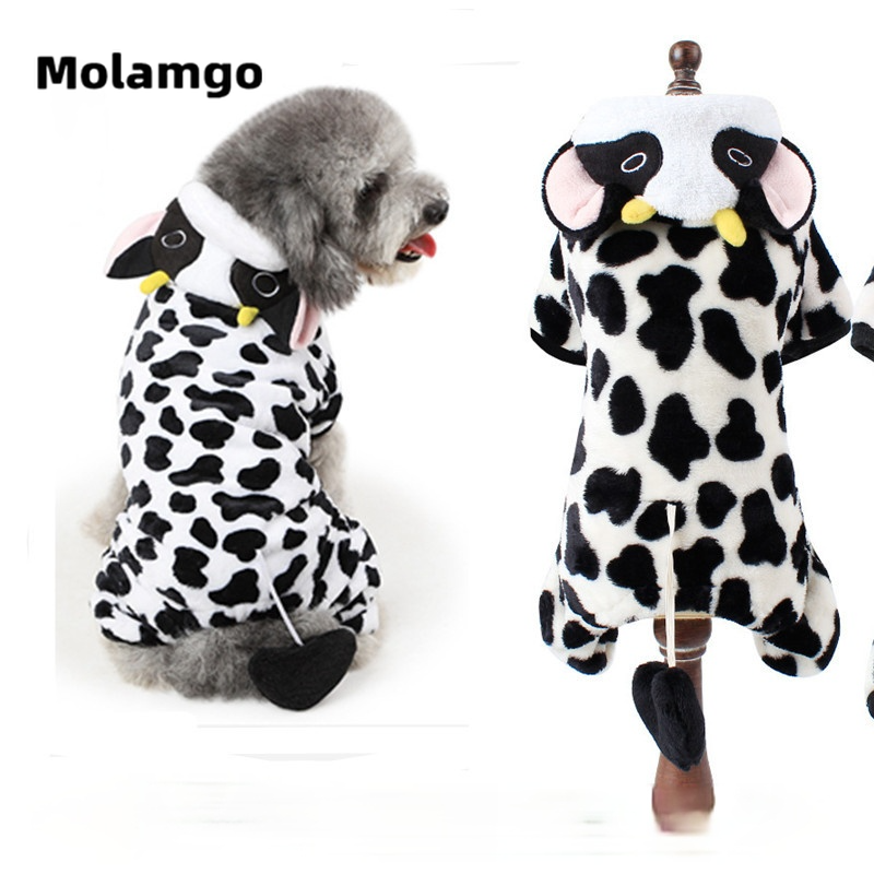 MOLAMGO  Áo vải lông cừu san hô một lớp kiểu dáng xinh xắn dành cho thú cưng