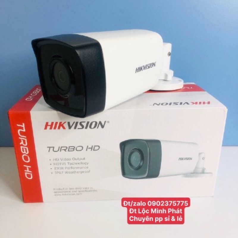 Camera Hikvision 2.0MP hồng ngoại 80m DS-2CE17D0T-IT5 (3.6mm)