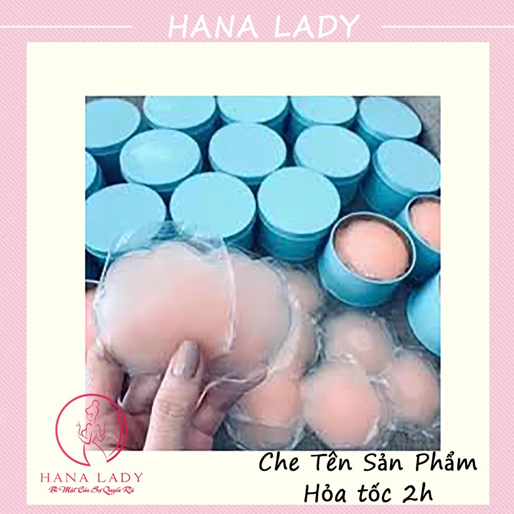 Miếng dán ngực, hộp 10 miếng dán ti silicon hình hoa thông hơi cao cấp DT016
