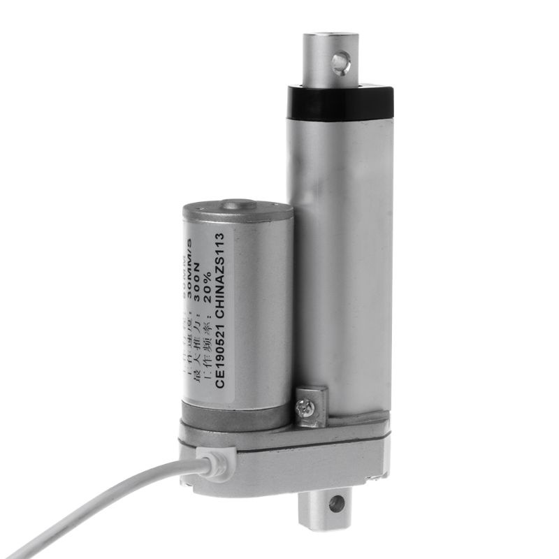 Bộ Điều Khiển Động Cơ Tuyến Tính Tuyến Tính 12V 30mm / s 300N Stroke 50 / 100 / 1