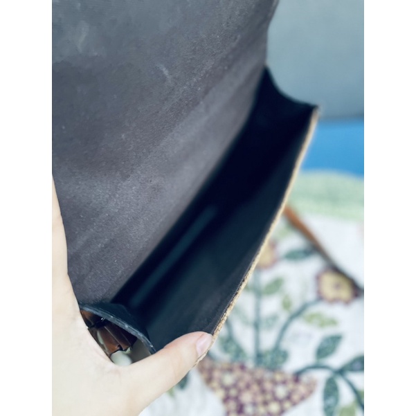 SALE-túi si chất cói phối da tổng hợp