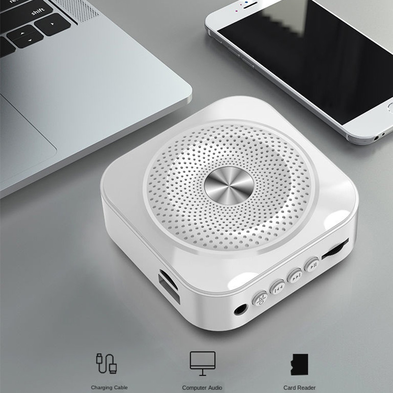 Bộ Loa Basspal K200 Thiết Kế Nhỏ Gọn Khuếch Đại Âm Thanh Giọng Nói Bluetooth Mini Kèm Theo Micro Có Dây