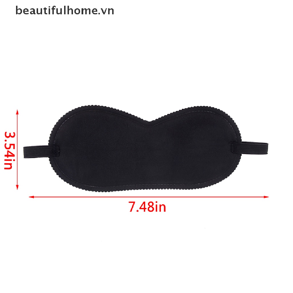 Miếng Dán Thư Giãn Mắt Màu Đen Tiện Lợi Khi Đi Du Lịch