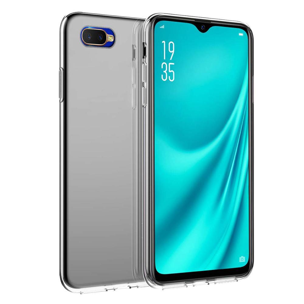 Ốp điện thoại TPU trong suốt chống sốc cho OPPO Realme C2 A1K C1 3 3 2 Pro A3S F9 F7 F5 A73 F3 A77 F1S A83 A7