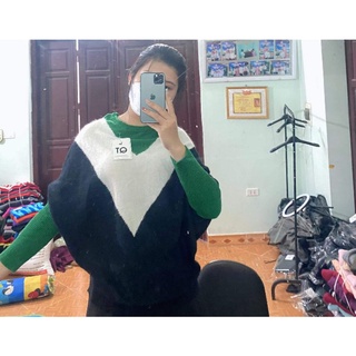 Áo len tay cánh dơi siêu rộng