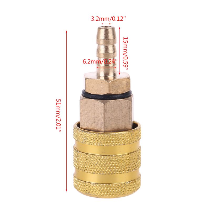 Ống Bơm Khí Nén Cứng Với Đầu Nối 6.5mm Chuyên Dụng