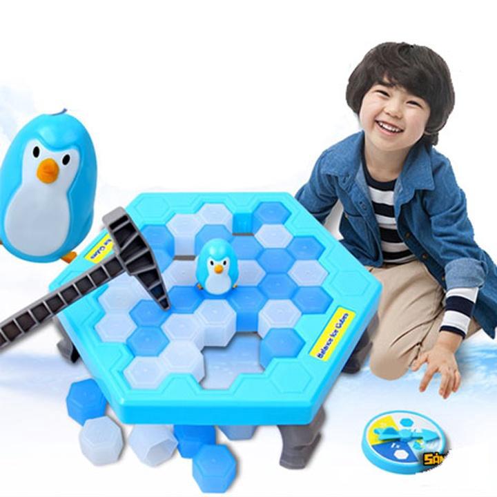 Bộ Đồ Chơi Đâp Phá Ô Băng Cứu Bẫy Chim Cánh Cụt Vui Nhộn