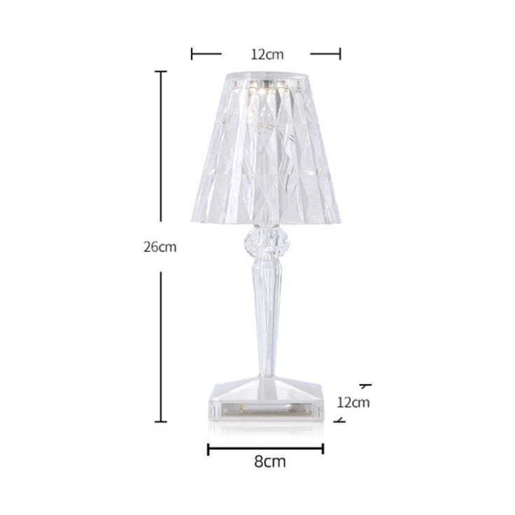 Đèn led để bàn sang trọng có thể đổi màu sắc khác nhau và kèm cổng sạc usd tiện dụng- chất liệu nhựa cao 26cm