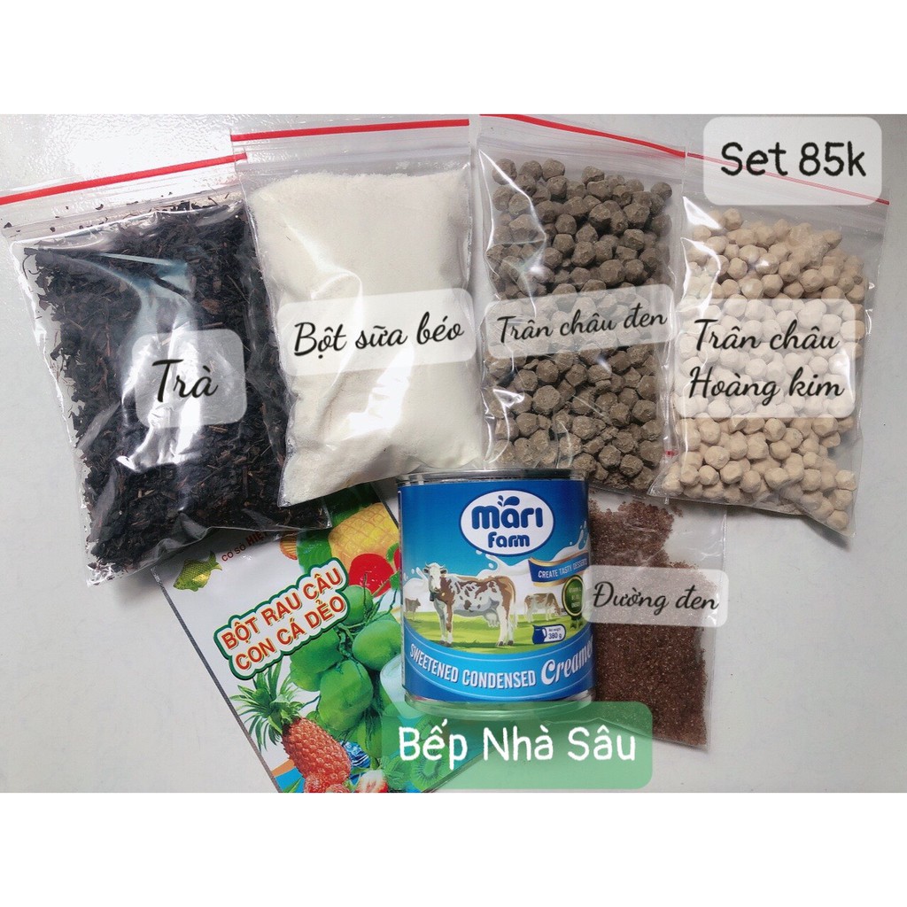 Set trà sữa tự nấu chuẩn loại 1