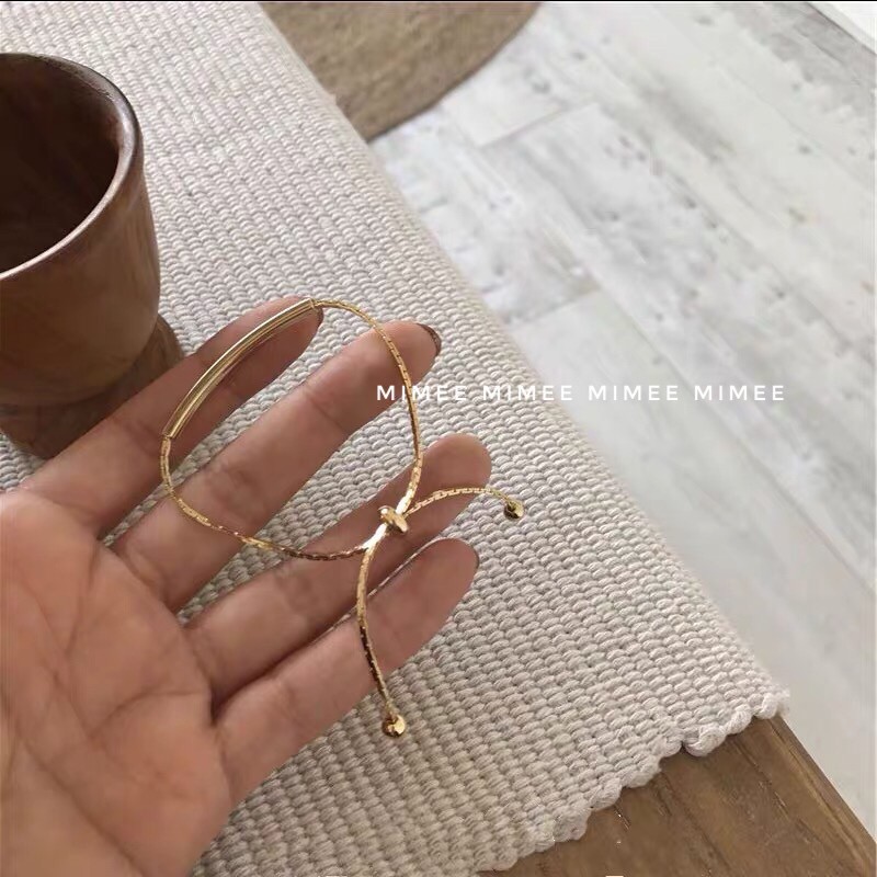 Vòng tay, lắc tay nữ, vòng tay đôi, vòng khoá dây rút phụ kiện trang sức phong cách Hàn Quốc Mimee