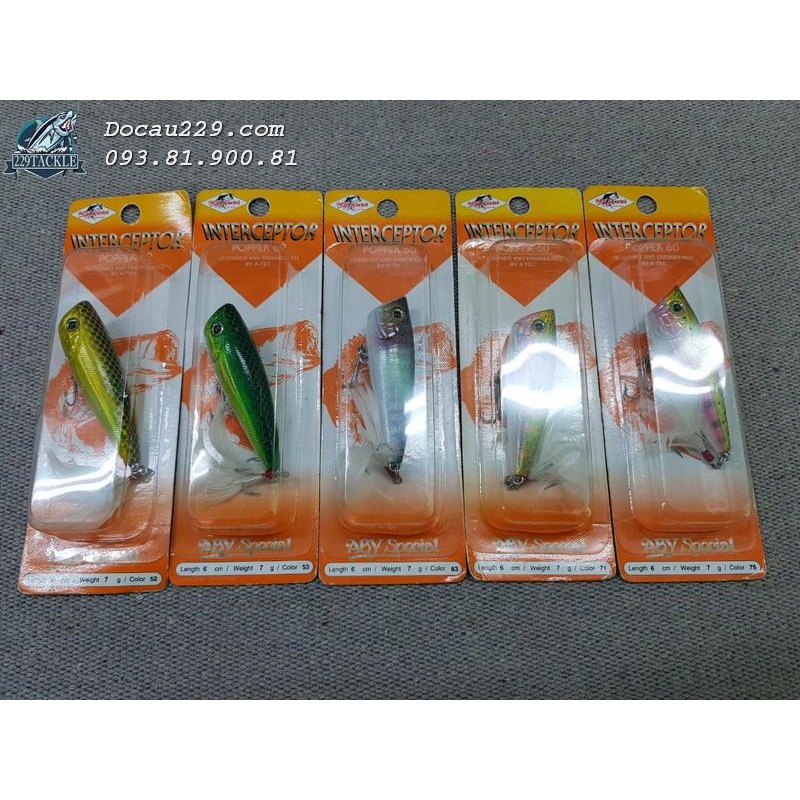 Mồi Popper Interceptor