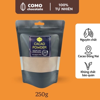 Bột Cacao Nguyên Chất 250g từ hạt cacao Đồng Nai