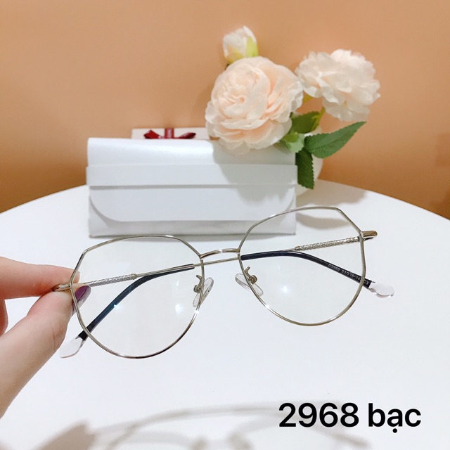 Gọng Kính Kim Loại Mảnh 2968 - Gọng Cận Kiểu Dáng Hàn Quốc Mẫu Mới | BigBuy360 - bigbuy360.vn