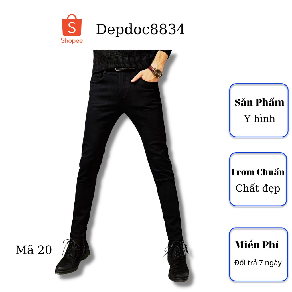 Quần jean nam cao cấp, chất liệu bò ( jean ) mềm mịn, from chuẩn, có nhiều mẫu đẹp mới đi kèm depdoc105 | BigBuy360 - bigbuy360.vn