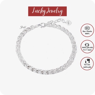 Lắc tay bạc nữ- lắc tay đuôi phụng bạc đẹp