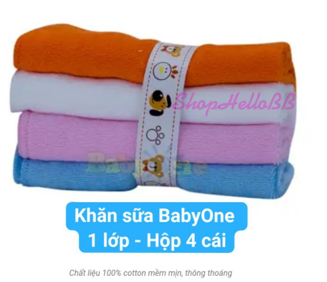 Khăn sữa 1 lớp BabyOne free size